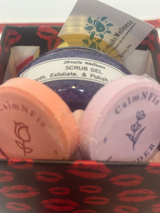 Po-Man Box 2(Body scrub and shower steamers)