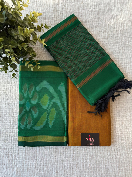 Pochampally poly cotton suit set