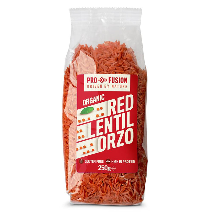 Profusion Organic Red Lentil Orzo Pasta 250g
