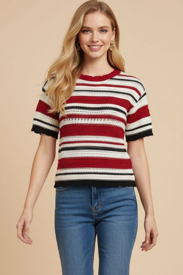 Rachel Knit Top-Tops/Blouses-Uniquities