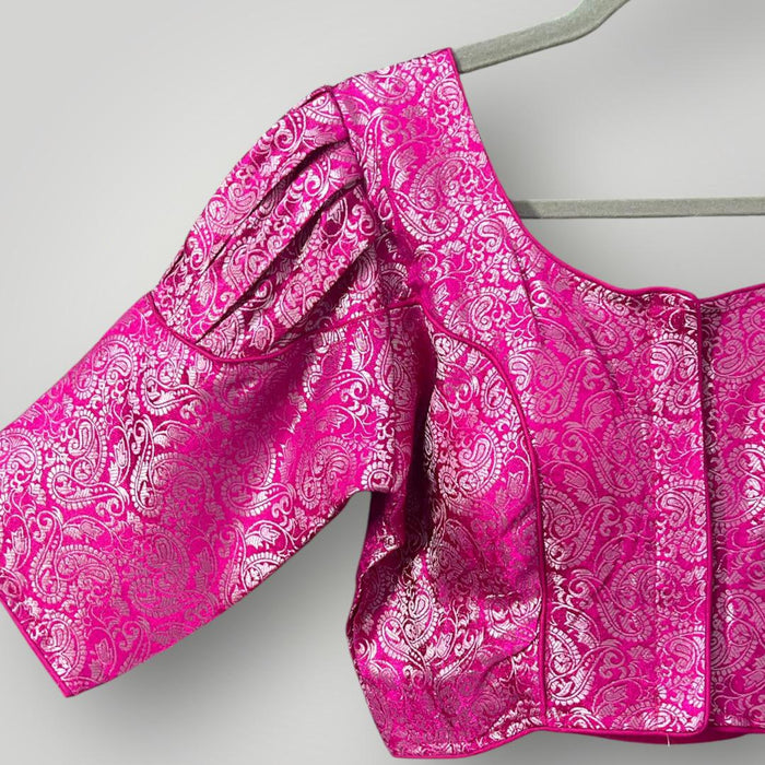 Rani pink blouse - Kurti Connection USA
