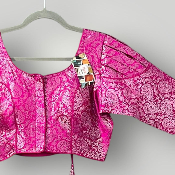 Rani pink blouse - Kurti Connection USA