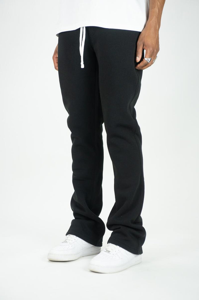 REBEL MIND STACKED FLEECE PANTS - 100-475 - BLACK