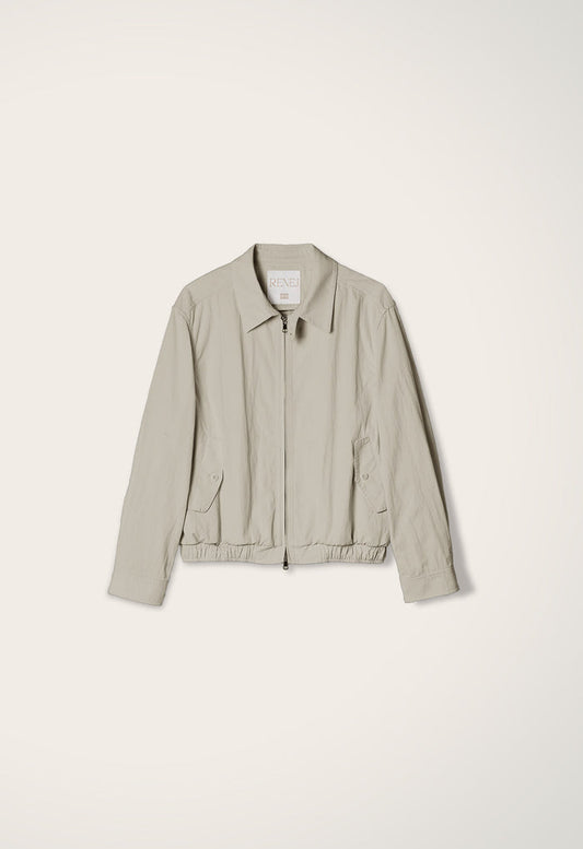 Sand Cotton Blouson BEIGE