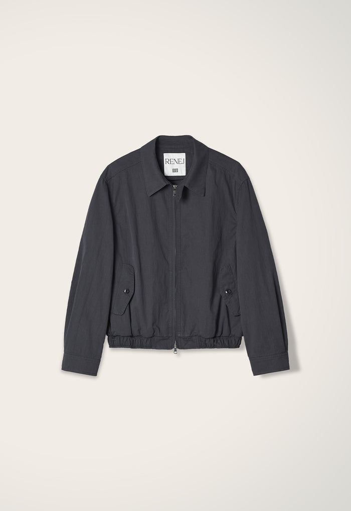 Sand Cotton Blouson CHARCOAL
