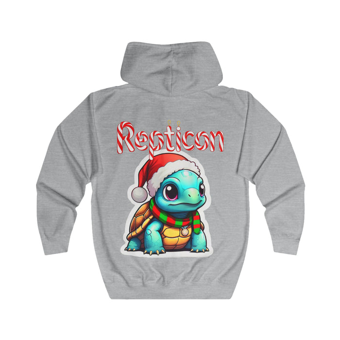 Repticon Unisex Full Zip Hoodie w/ Tortoise Santa