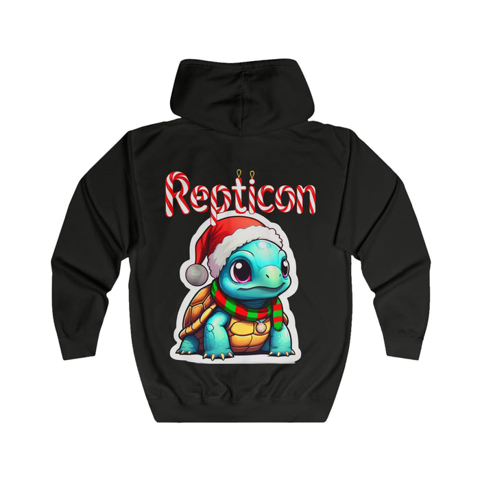 Repticon Unisex Full Zip Hoodie w/ Tortoise Santa