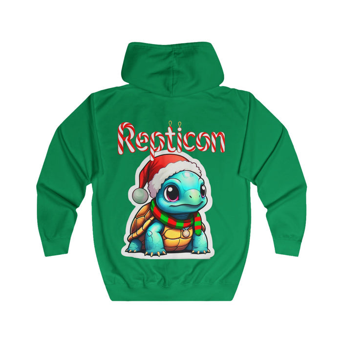 Repticon Unisex Full Zip Hoodie w/ Tortoise Santa