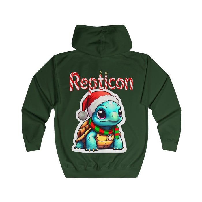 Repticon Unisex Full Zip Hoodie w/ Tortoise Santa