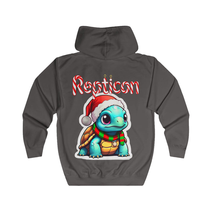 Repticon Unisex Full Zip Hoodie w/ Tortoise Santa