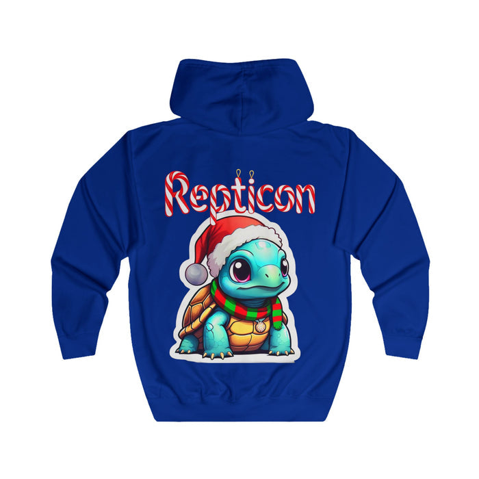 Repticon Unisex Full Zip Hoodie w/ Tortoise Santa