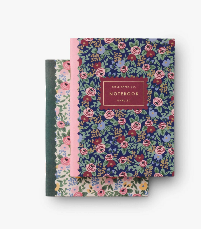 Rifle Paper Notebook Pocket Stitched Set 2PC