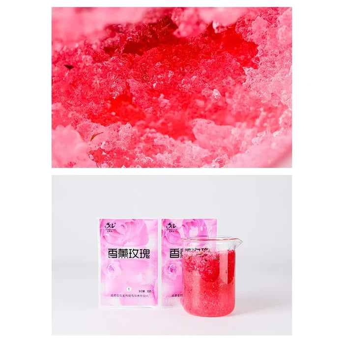 Rose Foot & Bath Salt Set