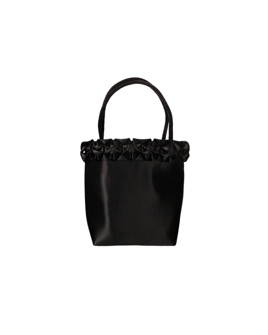 ROSETTE BAG BLACK