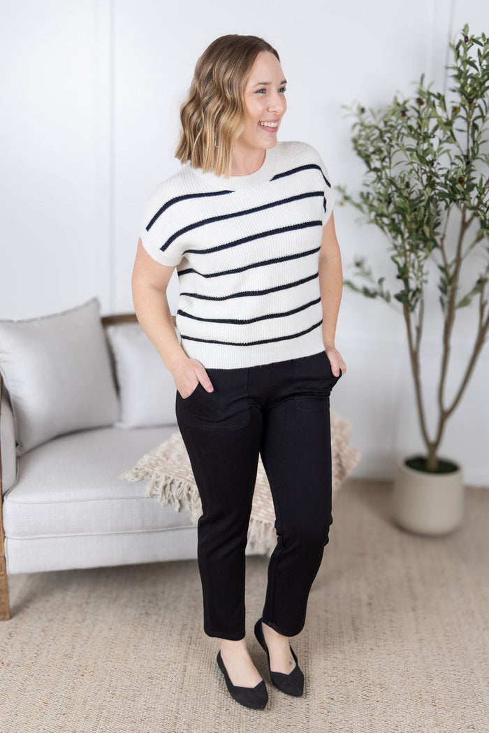 Scuba Ankle Bottoms- Black by Michelle Mae