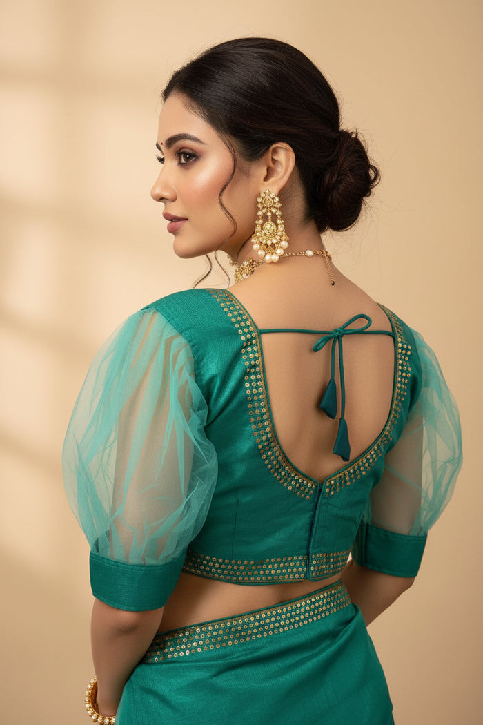 Sequin blouse - Kurti Connection USA