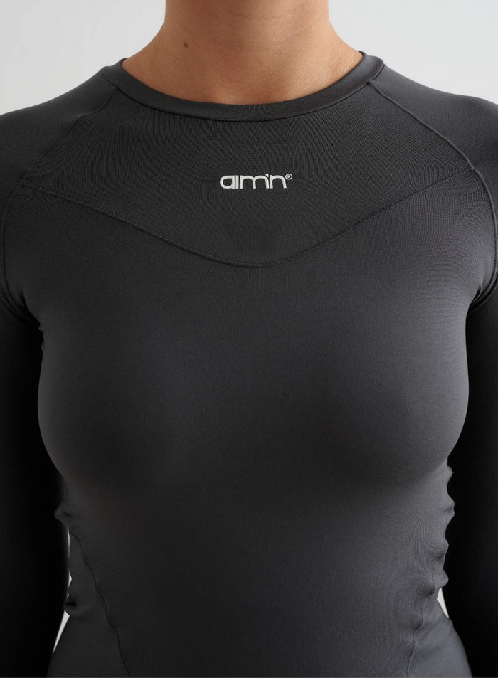 Shadow Grey Soft Basic Long Sleeve
