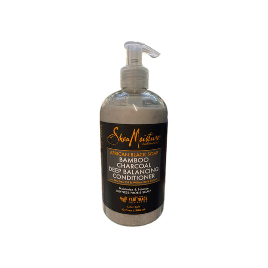 Shea Moisture African Black Soap Bamboo Charcoal Deep Balancing Conditioner 384ml