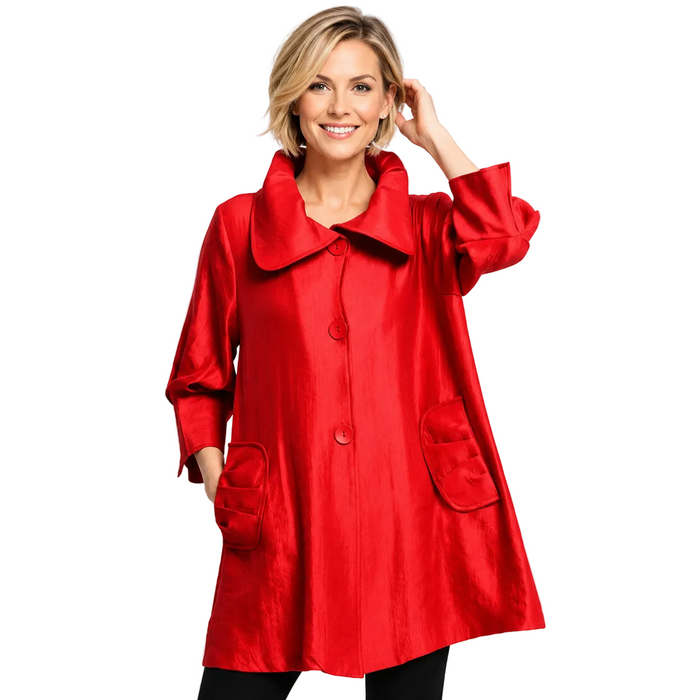 Signature Swing Jacket in True Red - 200-RD