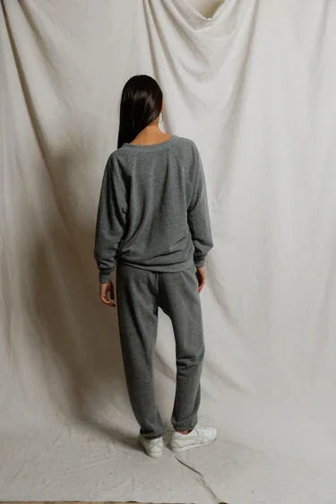 Sinead V Neck Sweatshirt-Tops/Blouses-Uniquities