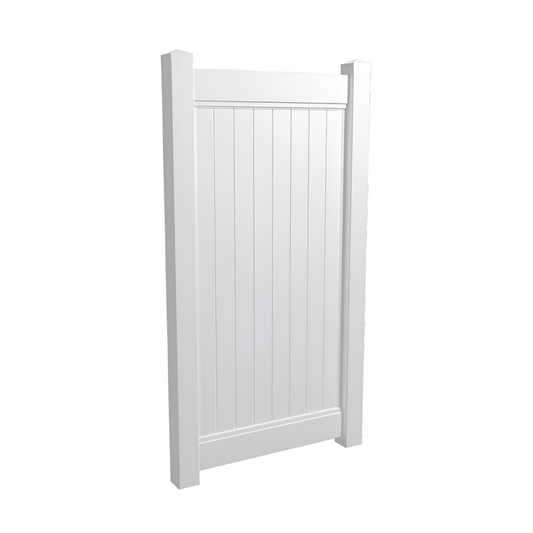 Oxworks Southampton PVC Gate - PVC - 1000mm x 1800mm - Image 1