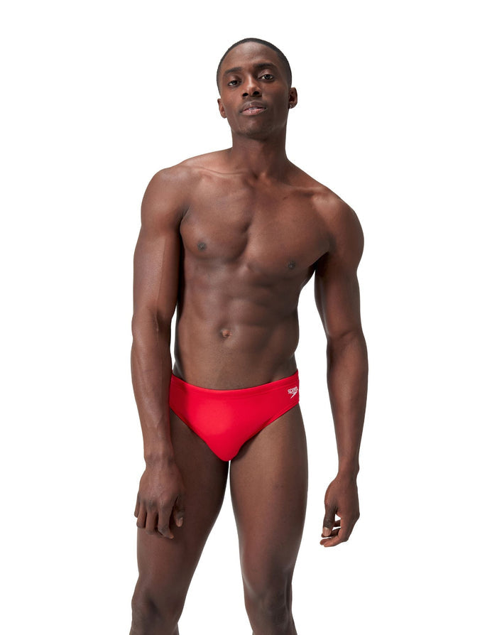 Speedo Endurance Plus 7cm Sportsbrief - Red