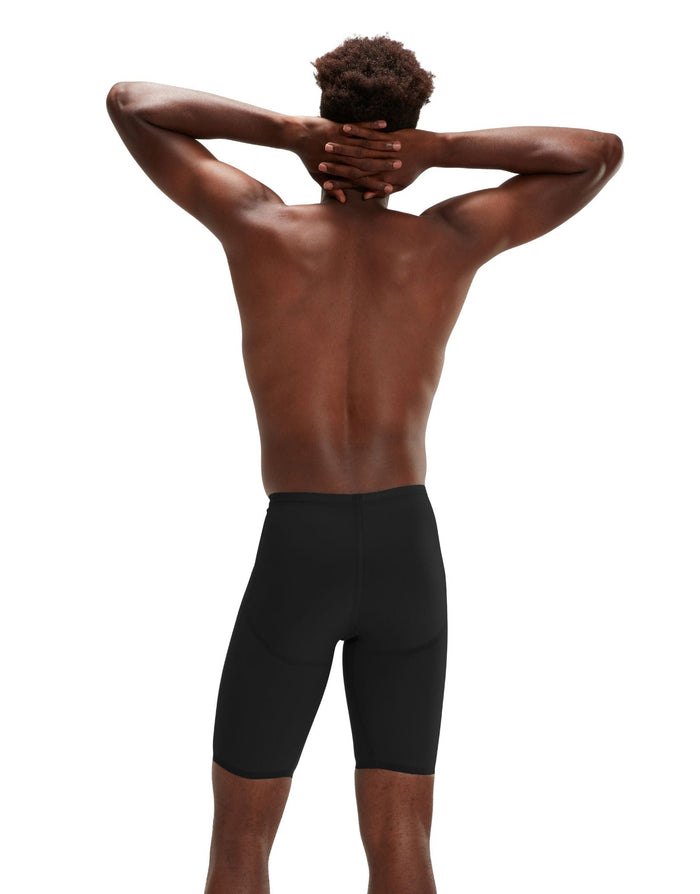 Black Fastskin LZR Ignite jammer with high-waist ribbed compression shorts