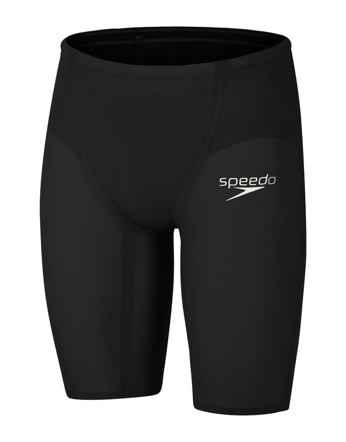 Sleek black Speedo Fastskin LZR Ignite jammer with stretchy material
