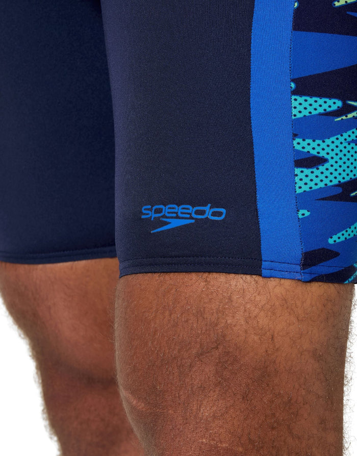 Speedo Hyperboom Splice Swim Jammer - Navy/Blue