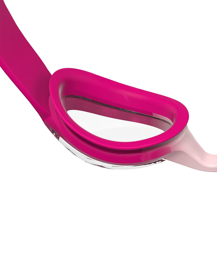 Pink Speedo Illusion kids swim goggle with clear flexible scissors
