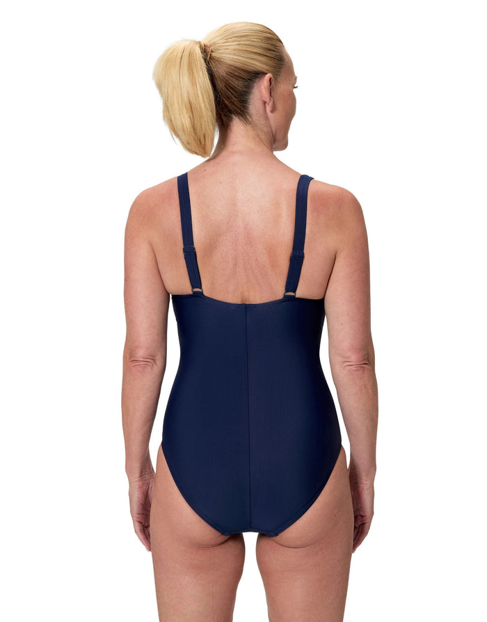 Speedo Quantum Contour Swimsuit - Navy/Teal