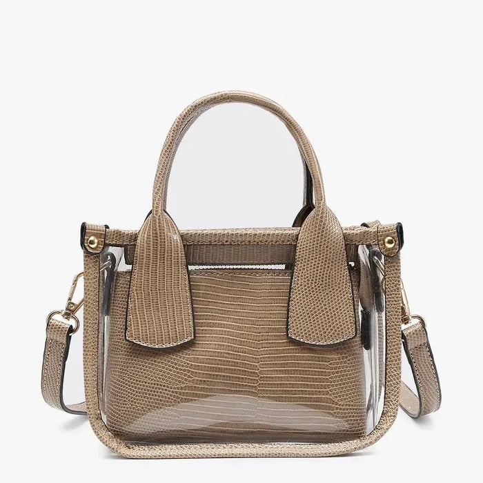 Stacy Clear Satchel-Accessories-Uniquities