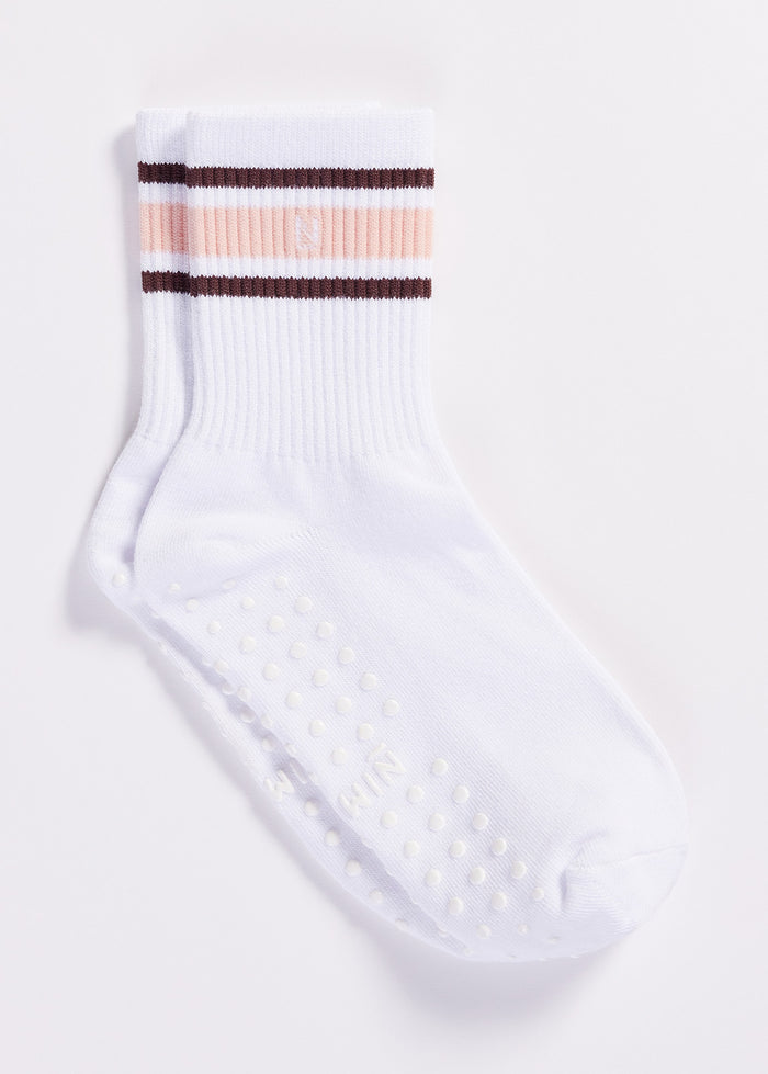 Stripe Grippy Pilates Sock