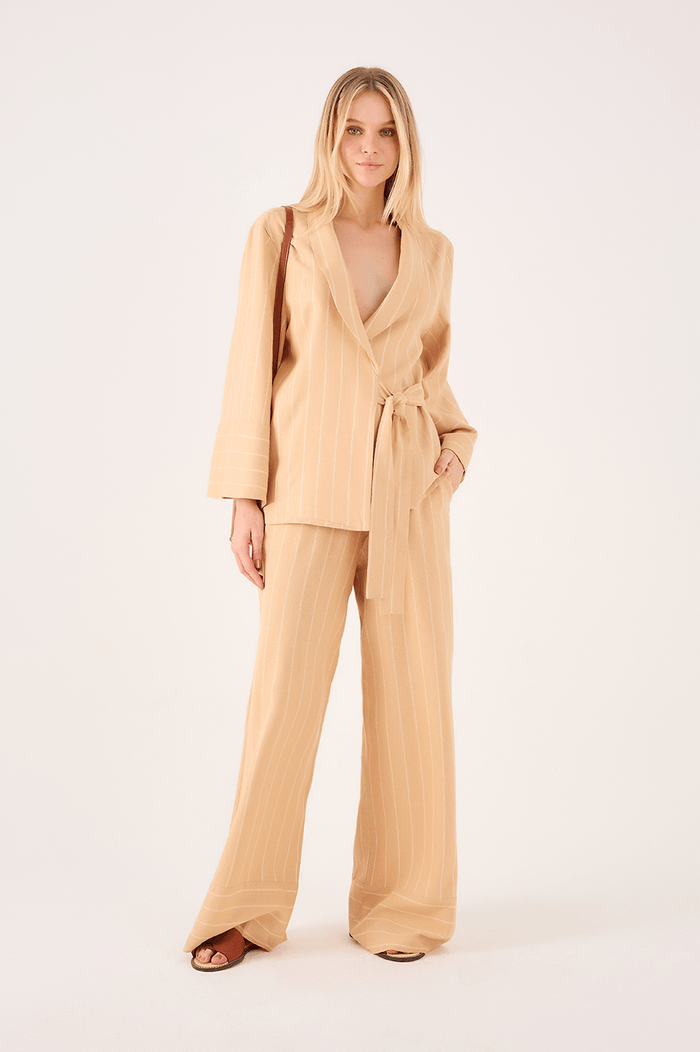 Striped Linen Pants