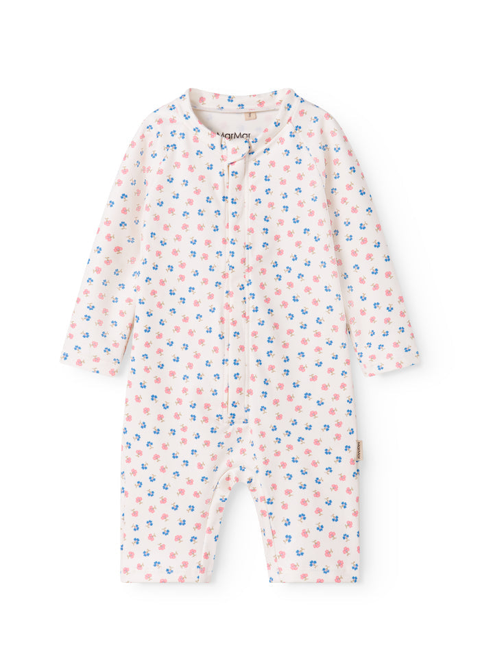 Floral-patterned bathrobe for children