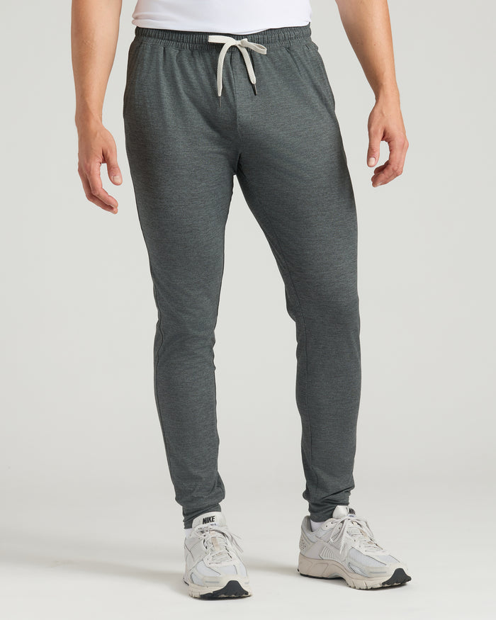 Tall Active Joggers 3-Pack, slim-fit with drawstring waist, paired with Nike shoes.