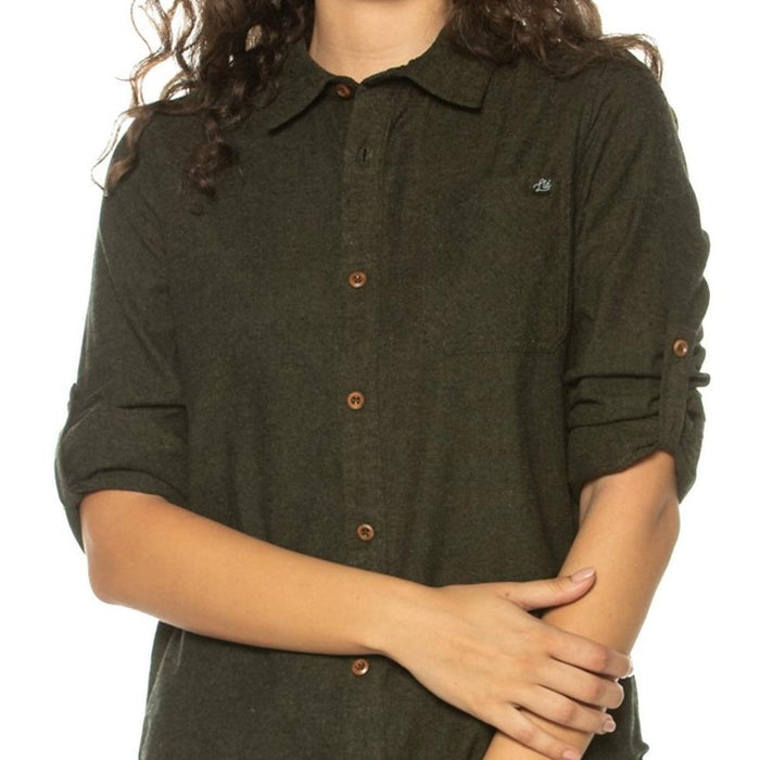 TEAMLTD Ladies Campfire Flannel - Green