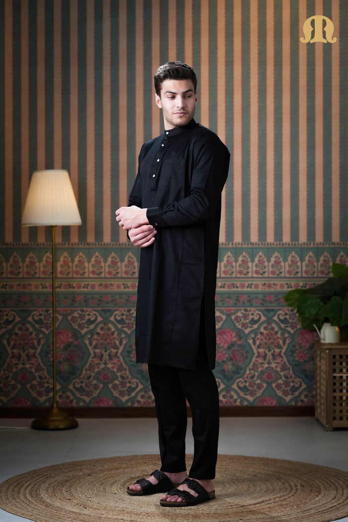 Terfi Kali Kurta Black 2.0 for Men