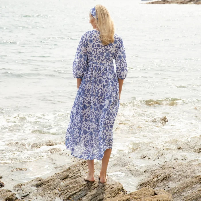 The Bridie Cotton Kaftan-style Summer Dress - Limited Edition