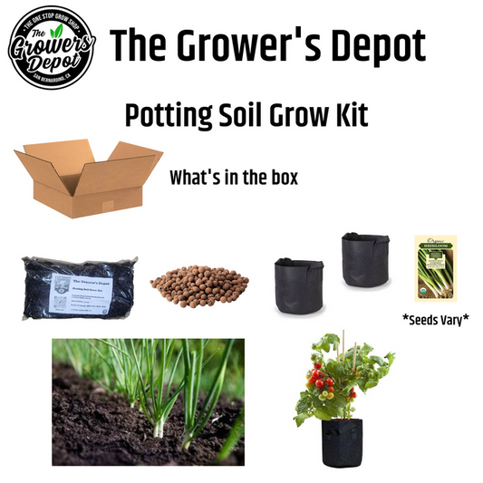 The Growers Depot Premium Potting Soil Grow Kit All in One
