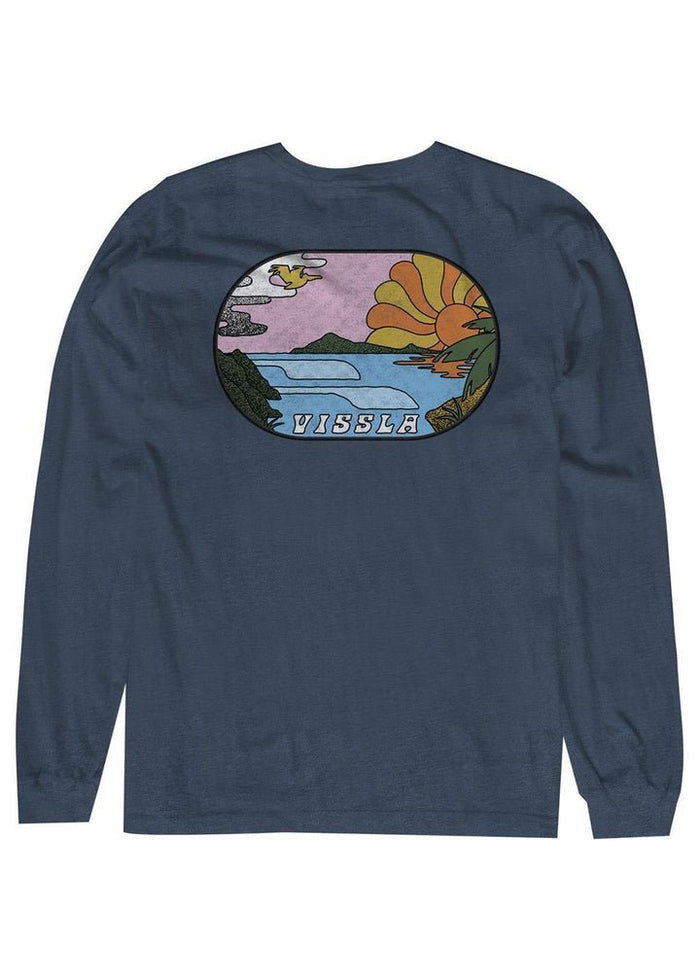 The Vissla Portals Long Sleeve Tee - Bascora