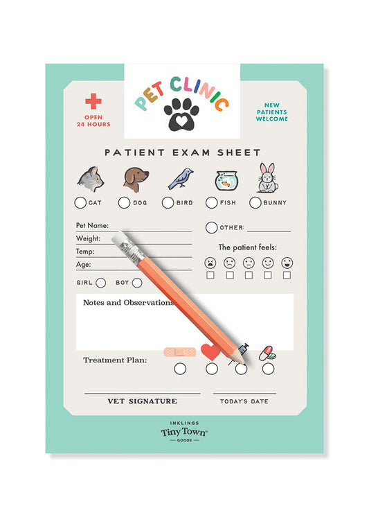 Tiny Town Play Notepad - Pet Clinic