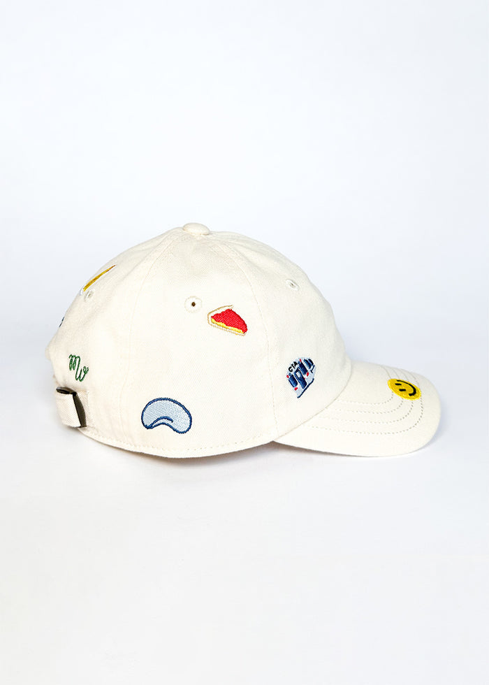 Toddler Chicago Icons Hat - Ivory