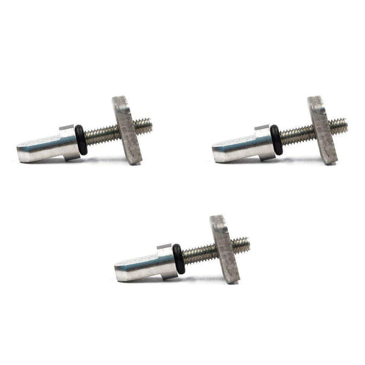 Tool Free Fin Screw + Plates (3 Pack)