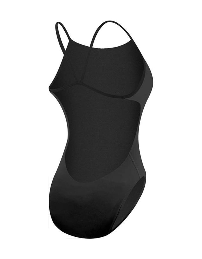 Black TYR Durafast Elite Cutoutfit swimsuit with crisscross back