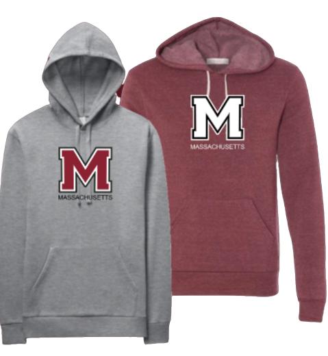 UMass Alternative Apparel hooded sweatshirt