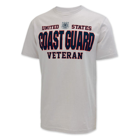 United States Coast Guard Veteran T-Shirt (Silver)