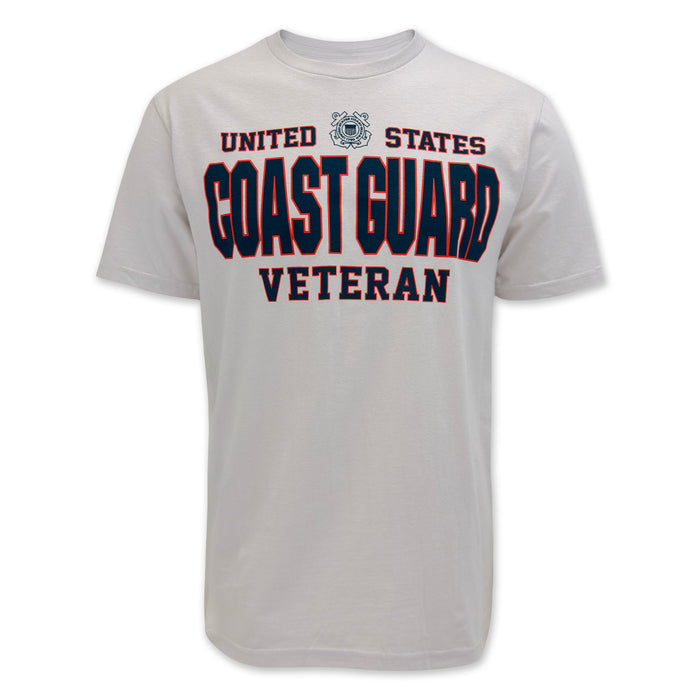 United States Coast Guard Veteran T-Shirt (Silver)