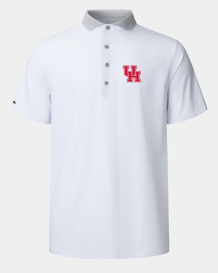 University of Houston Monarch Polo White 3