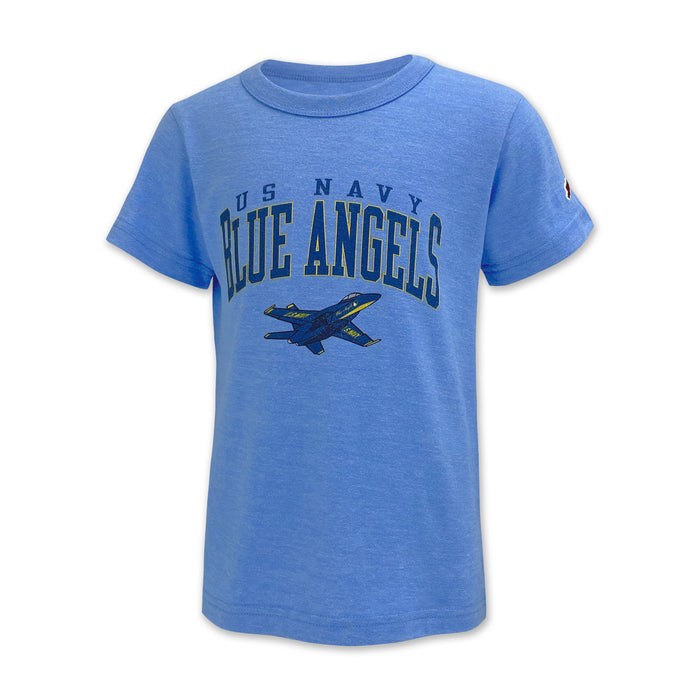 US Navy Blue Angels Youth Tri-Blend Victory Falls T-Shirt (Powder Blue)